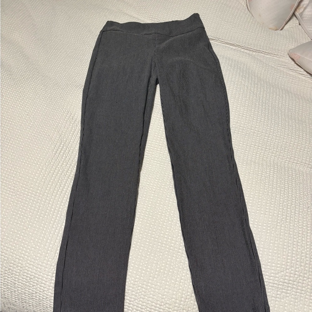 Tribal Black and White Textured Pants